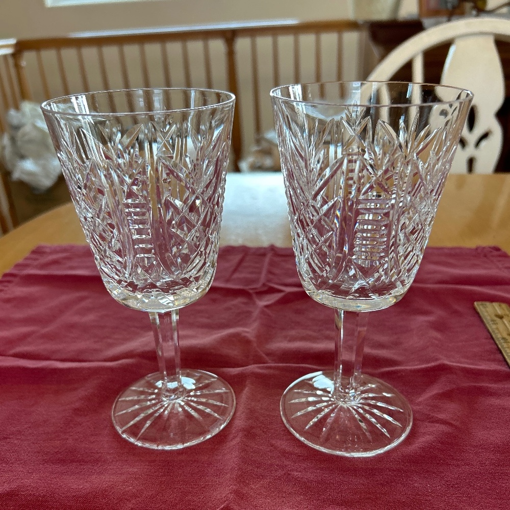 Waterford Crystal “Clare” water goblets (2)